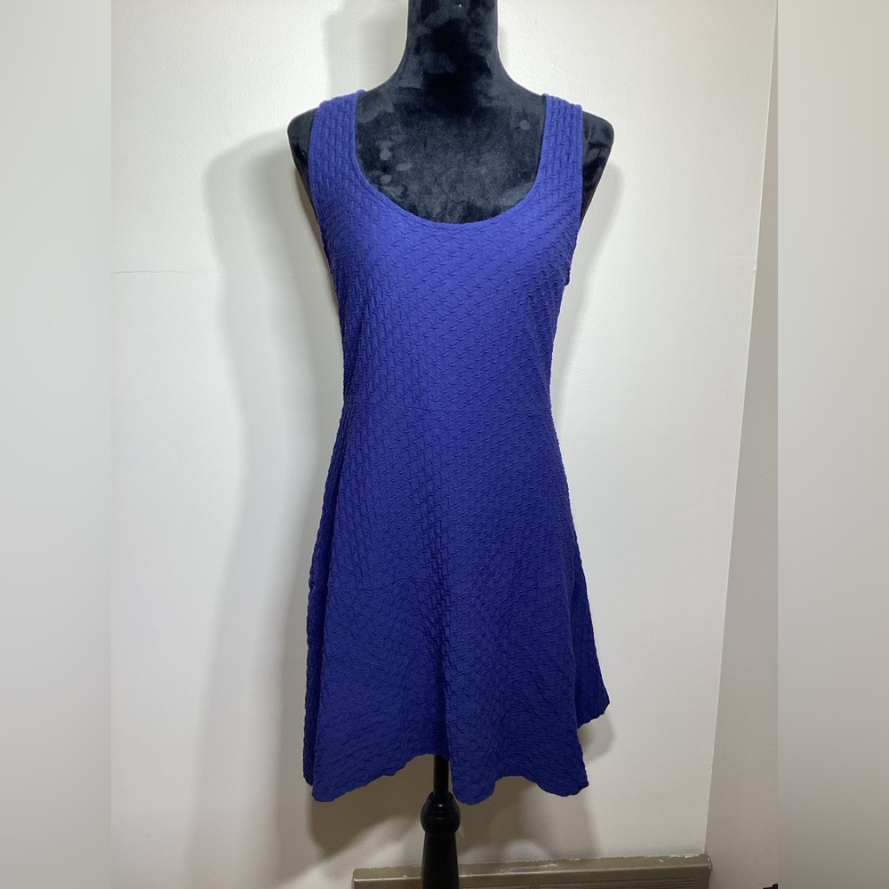 Bongo Navy Blue Skater Dress Size Large